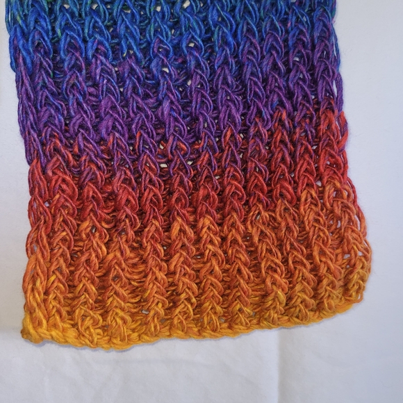 Multicolor Knit Scarf - Picture 5 of 12